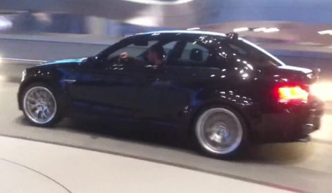 Video Russian BMW 1M Burning Rubber Inside BMW Welt