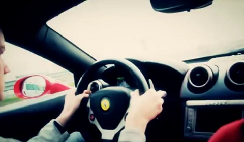 Video Testing the Ferrari California at Factory in Maranello