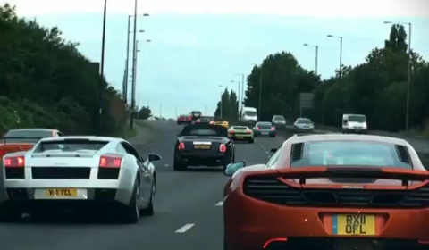 Video Wilton London Convoy to Wilton House Supercars Event