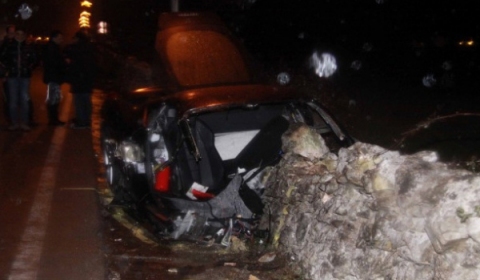 Car Crash Ferrari 458 Italia Wrecked in Italy 01