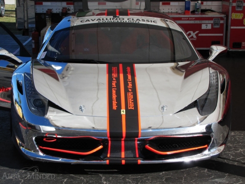 Chrome Ferrari 458 Challenge at Cavallino Classic Trackdays 01