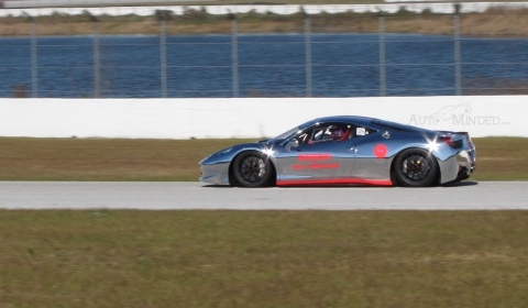 Chrome Ferrari 458 Challenge at Cavallino Classic Trackdays 02