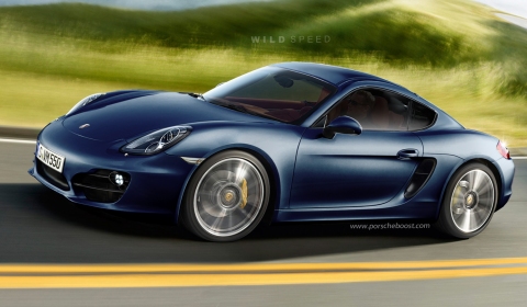 Rendering 2013 Porsche Cayman S (981)