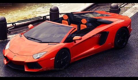 Rendering Lamborghini Aventador Roadster