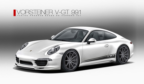 Teaser Porsche 911 (991) V-GT by Vorsteiner