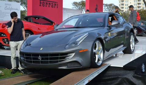 Funny Ferrari FF Accident at Amelia Island Concours D'Elegance 01