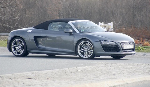 2013 Audi R8 Spyder Facelift Spied