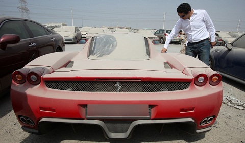Ferrari Enzo Abandoned Dubai