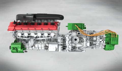 Official Ferrari V12 HY-KERS Powertrain