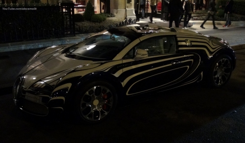 Video Bugatti Veyron L'Or Blanc in Paris