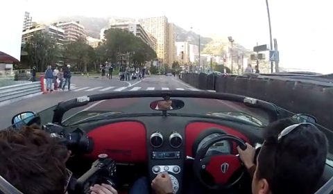 Video Koenigsegg CCRevo Ride Through Monaco