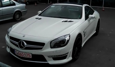 Video Mercedes-Benz SL 63 AMG Spotted at the Meilenwerk in Stuttgart