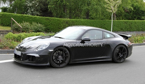 Porsche 991 GT3 Spy Shots