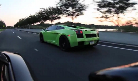 Video 1250WHP Underground Racing Twin Turbo Gallardo on Race Gas 110 Octane