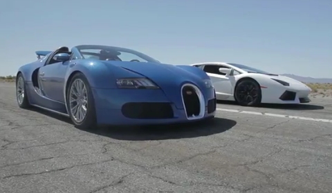 Video Bugatti Veyron vs Lamborghini Aventador vs Lexus LFA vs McLaren MP4-12C
