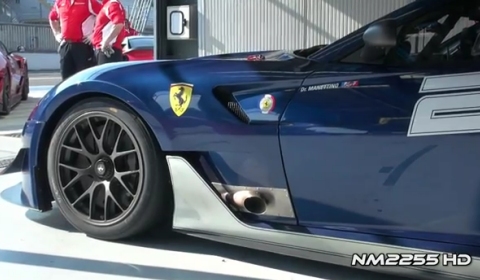 Video Ferrari 599XX Evolution at Monza Race Track