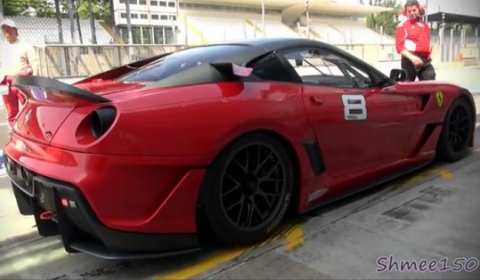 Video Ferrari 599XX Ride at Monza Race Track