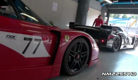 Video Ferrari FXX Evolution at Monza Race Track