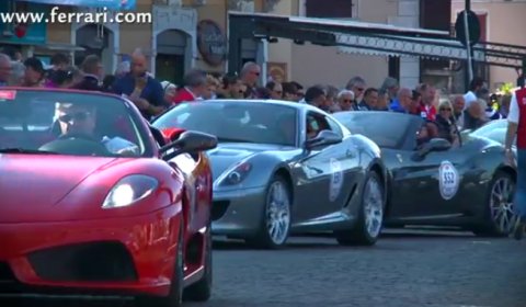 Video Ferrari Tribute to Mille Miglia 2012