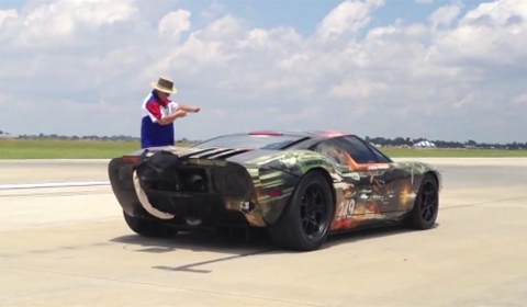 Video Hennessey Ford GT Sets New Standing 12 Mile World Record