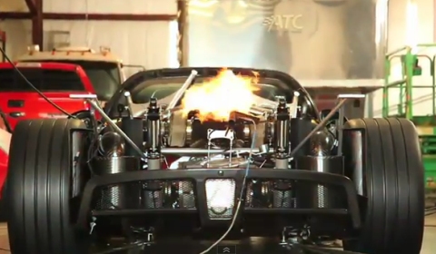 Video Hennessey Venom GT Spyder Shoots Fire on Dyno