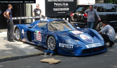 Video Maserati MC12 Corsa in Paris