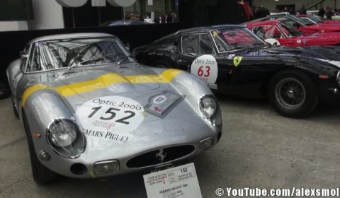 Video Three Ferrari 250 GTOs in Paris