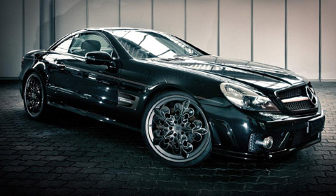 Graf Weckerle Mercedes SL63 AMG Imperialwagen Comte Noir