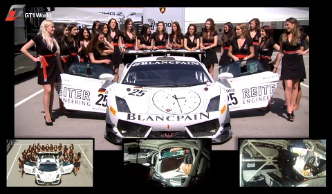 Grid Girls Reiter GT1 Lamborghini