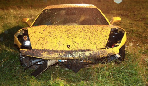 Lamborghini Gallardo Wrecked in Germany