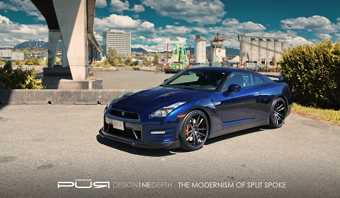 Nissan GT-R on PUR Wheels