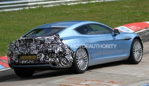 Spyshots 2013 Aston Martin Rapide S at the Nurburgring 01