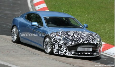 Spyshots 2013 Aston Martin Rapide S at the Nurburgring