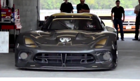 Video 2013 SRT Viper GTS-R First Track Test