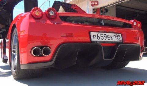 Video Ferrari Enzo with Fuchs Exhaust System