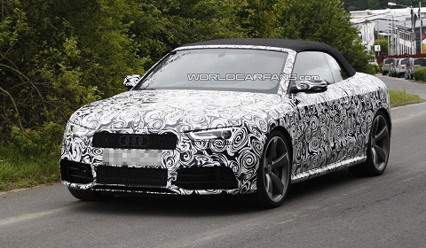 Audi RS5 Cabriolet Spyshots