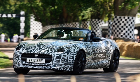 Jaguar F-Type at Goodwood Festival of Speed 2012