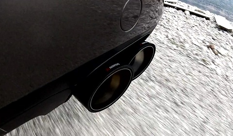 Porsche Cayenne Turbo with Akrapovic Evolution Exhaust