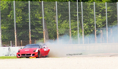 Ferrari 599XX Evolution in Flames