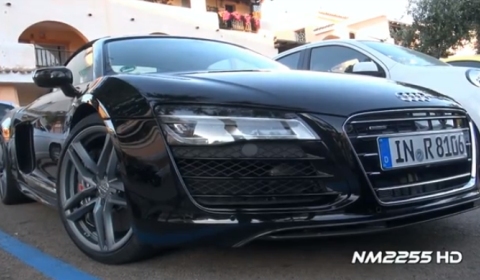 Video 2013 Audi R8 V10 Spotted Live in Action