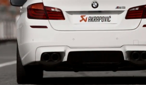 Video BMW F10M M5 with Akrapovic Evolution Exhaust