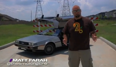 Video Matt Farah Tests DMC's New Electric Delorean