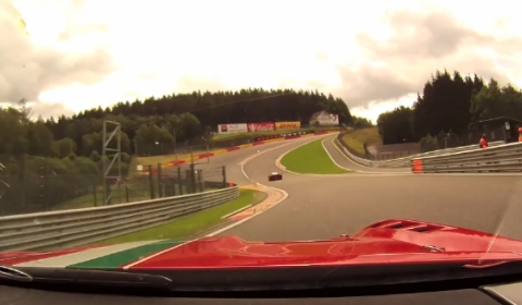 Video Onboard Ferrari 599XX at Ferrari Corse Clienti 2012 Spa Francorchamps