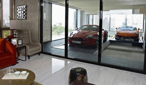 Video Unique Sky Garage Apartments in Singapore