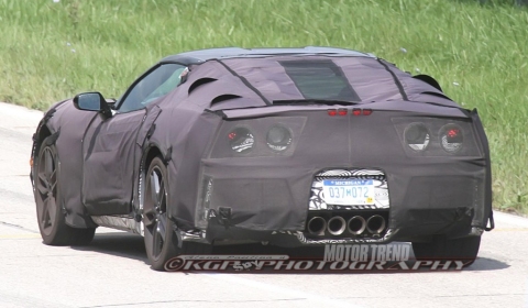 Spyshots 2014 Chevrolet Corvette C7 at GM Proving Grounds 01