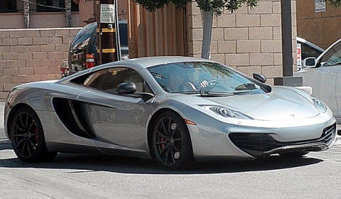 Teen Star Miley Cyrus Spotted Cruising in New McLaren MP4-12C