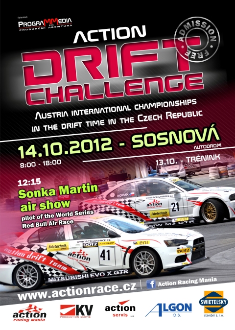 Action Drift Challenge Next Weekend at Sosnova Autodrom Czech Republic 01