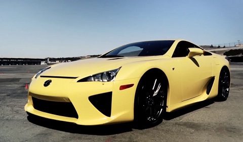 Contest Winner Drives Lexus LFA at Laguna Seca