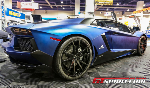 SEMA 2012 Lamborghini Aventador LP700-4 Wrapped by Protective Film Solutions