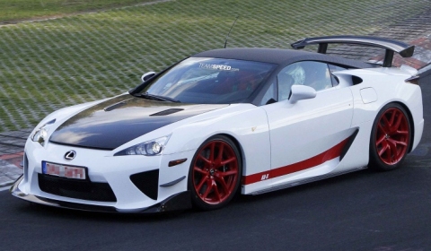 Spyshots Lexus LFA Special Edition AD-X at Nurburgring